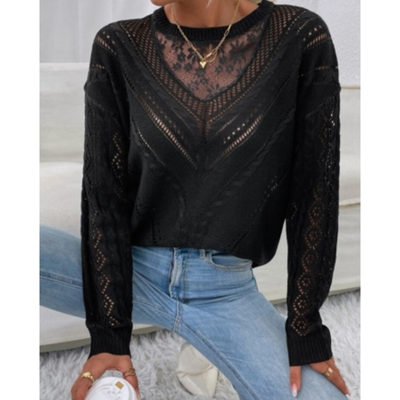 Boho lace sweater - Picture 11 of 16